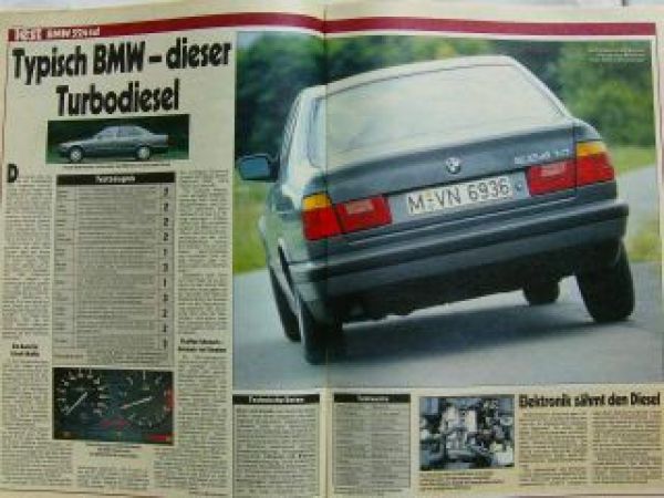 Auto Bild 32/1988 Audi V8 vs. 560SEL W126 vs. BMW 750 iL E32
