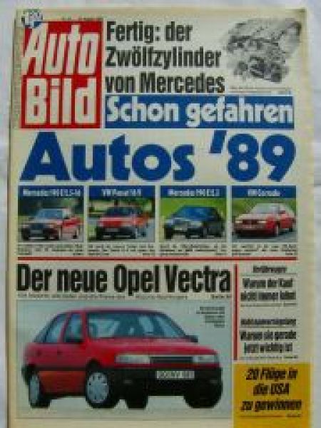 Auto Bild 35/1988 190E 2.5-16,VW Passat 16V vs. Audi 90 2.3