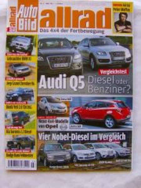 Auto Bild allrad 3/2011 Audi Q5 Diesel/Benziner,X5 E53,Jeep