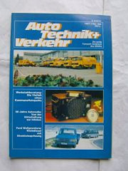 Auto Technik + Verkehr 2/1984 Ford Transit,Mercedes T123,Getrieb