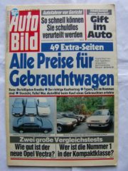 Auto Bild 41/1988 Vectra vs. Audi 80 vs. R21 vs. Mazda 626,Laure