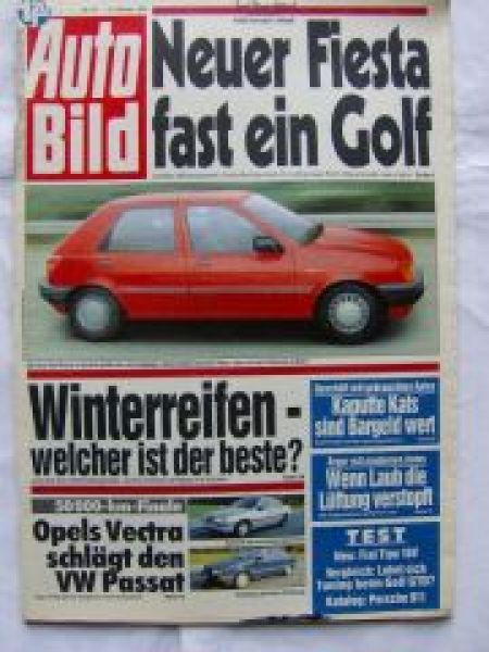 Auto Bild 44/1988 Opel Vecta gegen VW Passat Dauertest