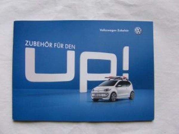 VW up! Zubehör Prospekt Oktober 2011 NEU