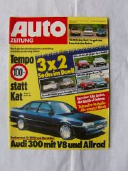 Auto Zeitung 15/1985 Jetta vs. Rover 213,Kadett vs. Colt,Apine v