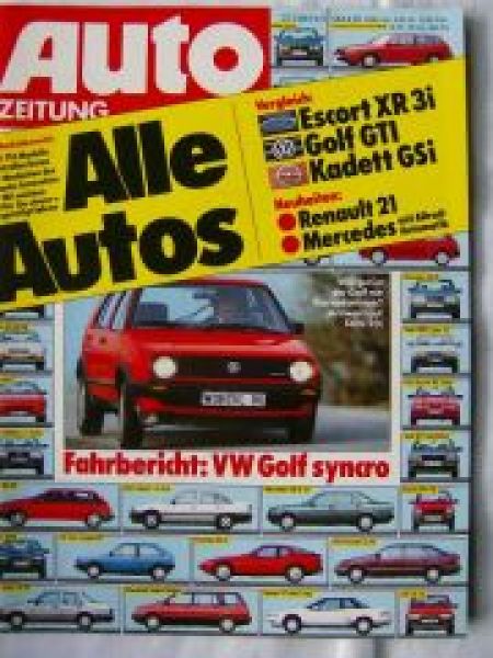 Auto Zeitung 5/1986