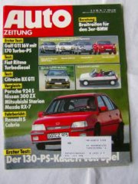 Auto Zeitung 17/1986