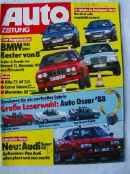 Auto Zeitung 25/1987