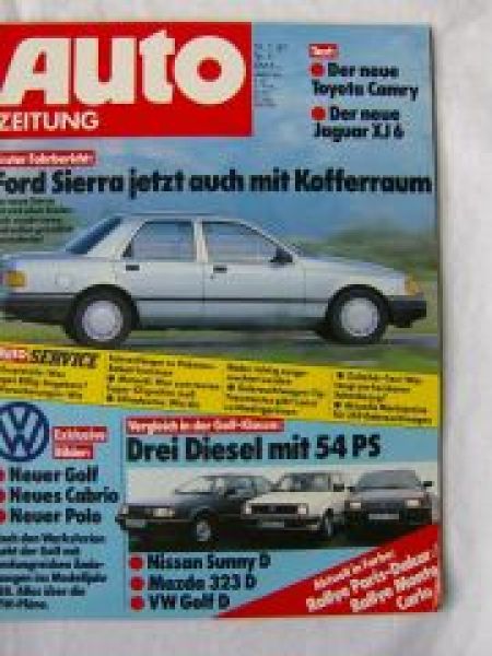 Auto Zeitung 4/1987