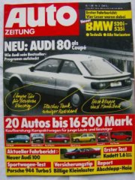 Auto Zeitung 2/1988