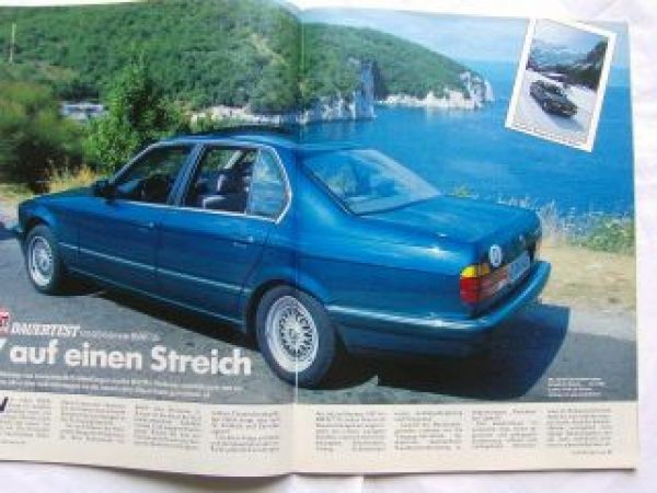 Auto Zeitung 21/1989 BMW 735i E32 Dauertest,230E W124