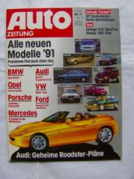 Auto Zeitung 17/1990 Omega Caravan 3.0i Sportive,Fiesta C 1.8D