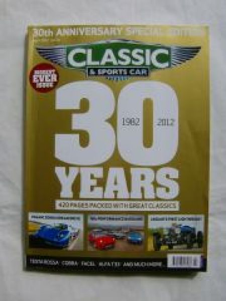 Classic & Sports Car 30 Years Anniversary Special Edition 1982-2