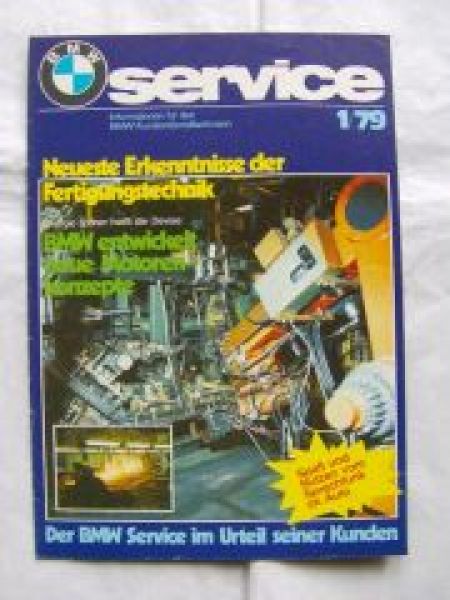 BMW service 1/1979 3-Zylinder Motor