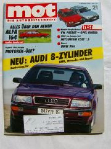 mot 21/1988 Alfa Romeo 164, Passat Variant vs. Omega Caravan