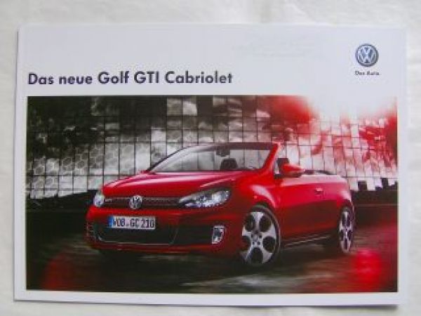 VW Golf6 GTI Cabriolet Typ1K März 2012