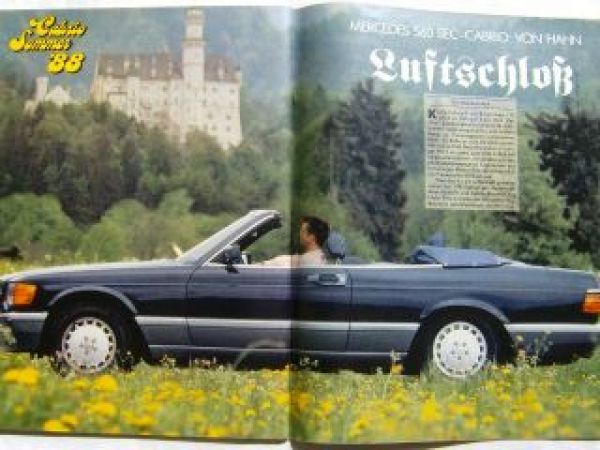 mot 17/1988 Hahn Mercedes 560SEC Cabrio, 300CE A,Kadett GSi 16V