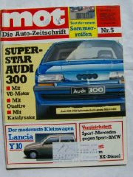 mot 5/1985 M535i E28 vs. 190E 2.3-16,Prisma LX,G-Modell