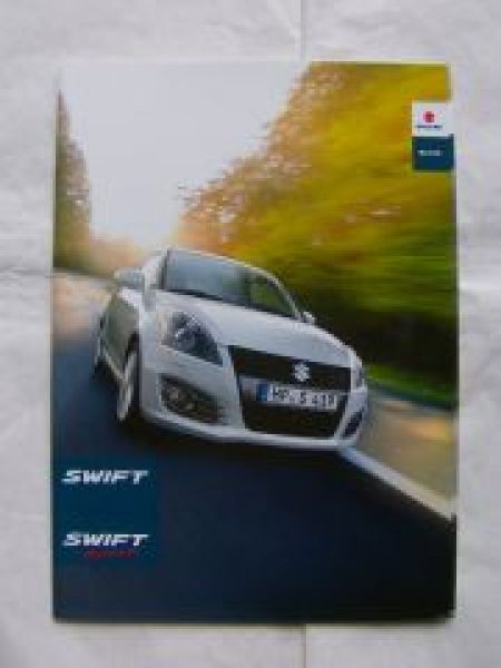 Suzuki Swift +Sport Prospekt Januar 2012 NEU