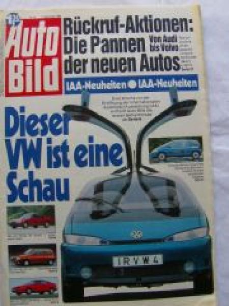 Auto Bild 36/1989 Mercedes 250TD W124 Dauertest,Feroza, Rocky