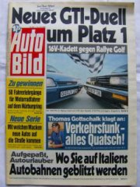Auto Bild 28/1989 Rallye Golf vs. Kadett GSi 16V,BMW 328 vs. Z1
