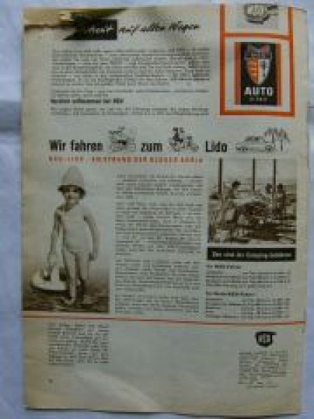 NSU Besser fahren Autozeitschrift 10. Januar 1958 Original