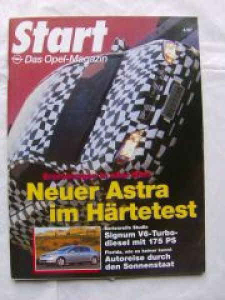 Start Magazin 4/1997 Astra B Härtetest,Signum V6 TD,Pontiac Cabr