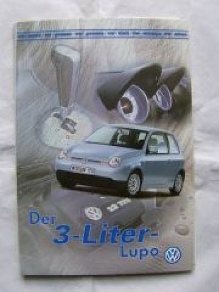 VW 3-Liter Lupo Pressemappe September 1998 +Fotos +Dias