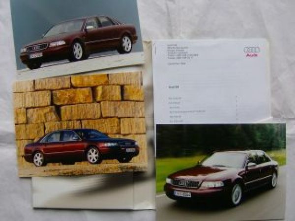 Audi S8 Pressemappe D2 +Pressefotos Rarität