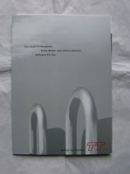 Audi TT Roadster Pressemappe Februar 1999 Rarität