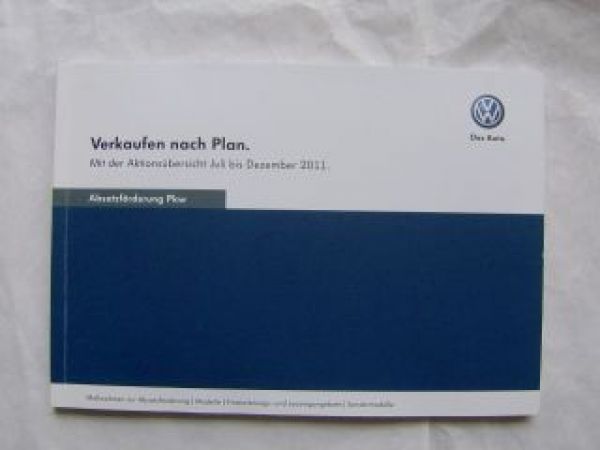 VW Absatzförderung PKw 7-12/2011 +Pakete intern