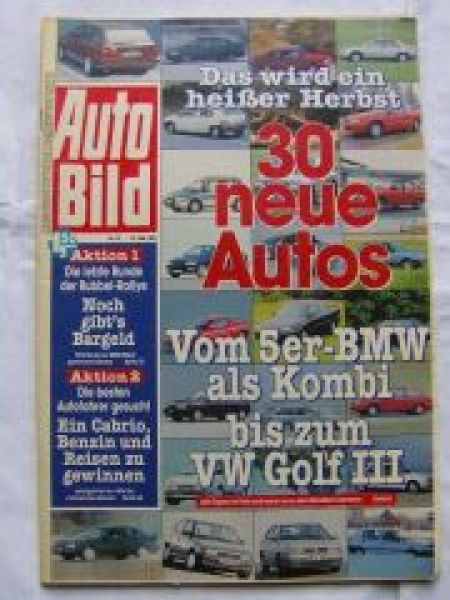 Auto Bild 21/1991 Fiat Tipo Dauertest,Manta B,Garelli Sahel,Mazd
