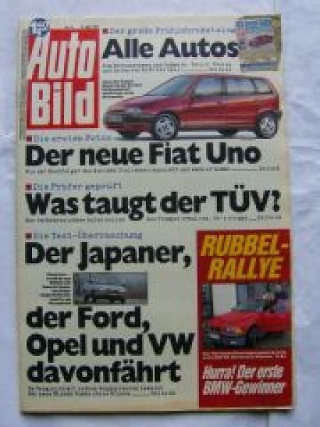 Auto Bild 16/1991 VW Polo I,Applause,Orion,Civic,Mazda 323,Sunny