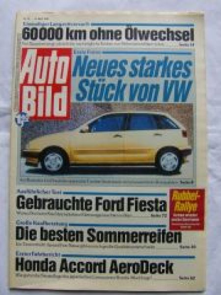 Auto Bild 15/1991 Ford Fiesta,Accord AeroDeck,Capri I,Mercedes C