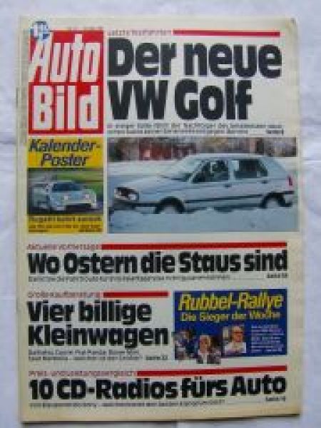 Auto Bild 13/1991 Bugatti EB110,NSU Ro 80,Marbella,Panda,Rover M