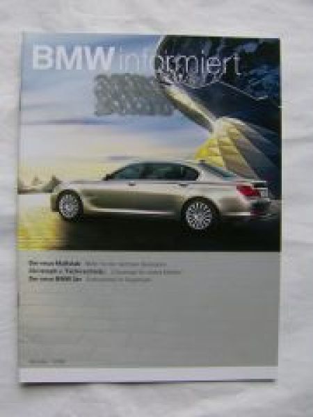 BMW informiert 1/2008 7er Limousine F01,E60 +E61 Editionen