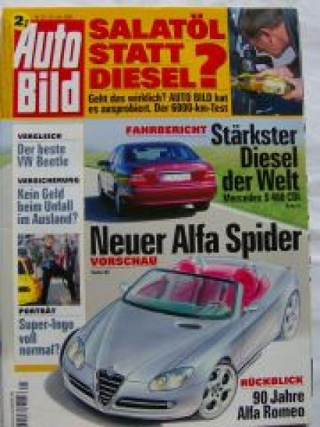 Auto Bild 25/2000 S400CDI W220,New Beetle Kaufberatung,Demio 1.5