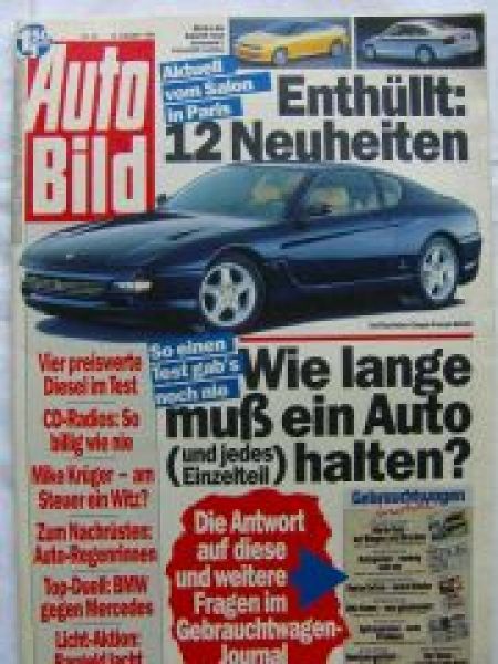 Auto Bild 42/1992 Corvette,Mercedes 500SL R129,BMW 850Ci E31