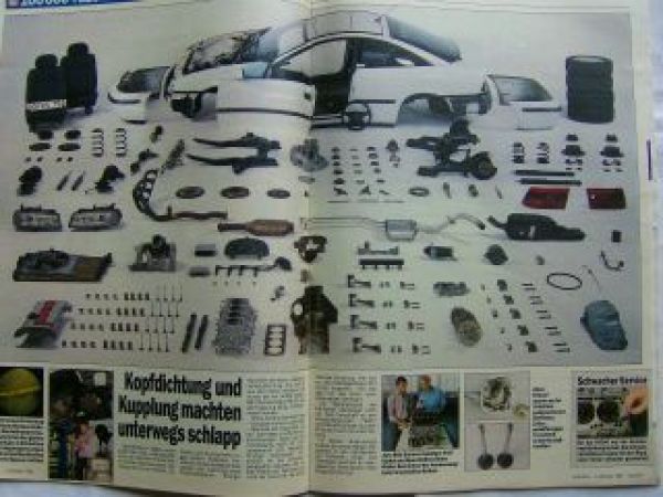 Auto Bild 41/1992 W202,E36, Opel Calibra Dauertest,BMW K1100 LT