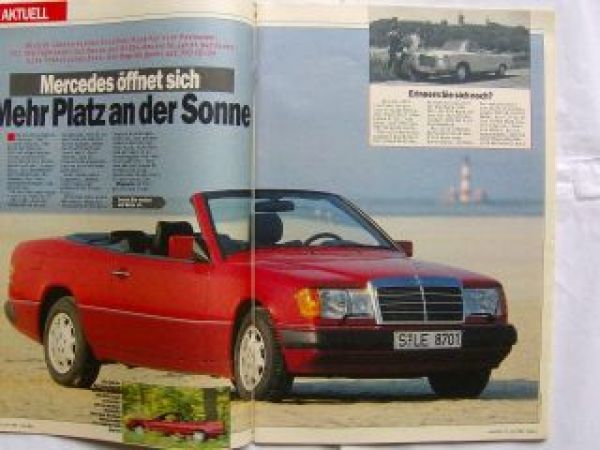 Auto Bild 25/1992 Mercedes 300CE-24 W124,Mazda Xedos