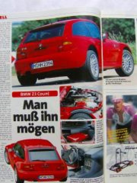 Auto Bild 27/1998 BMW Z3 Coupè E36/8,Toyota Avensis Combi 1.6