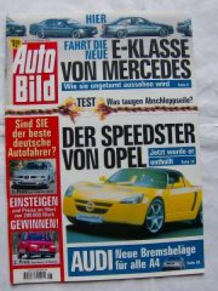 Auto Bild 6/1999 Opel Speedster,Audi A4,VW Lupo,Rover Mini
