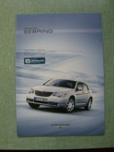 Chrysler Sebring Technik/Ausstattung/Preise 4/2008