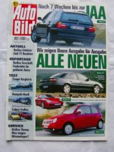 Auto Bild 30/1999 Saab 9-3 vs. C70,911 Turbo,E46 Touring
