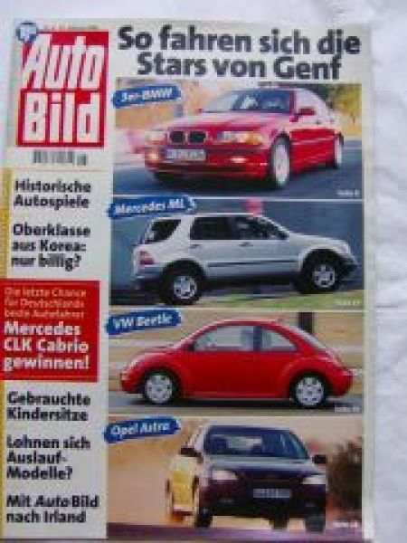Auto Bild 8/1998 Daewoo Leganza,Hyundai Sonata,Kia Clarus