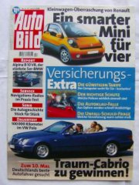 Auto Bild 4/1998 Alpina B10 V8 E39,Lorinser R170,Xantia 1.8