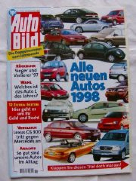 Auto Bild 51+52/1998 Lexus GS300 vs. E320 W210