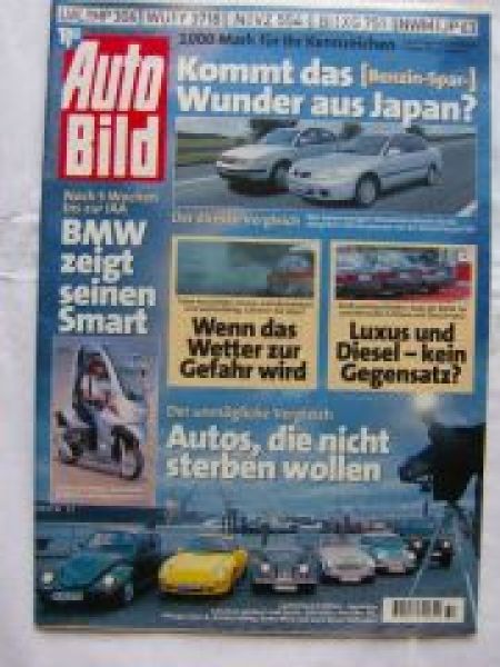 Auto Bild 32/1997 BMW C1,VW Käfer,Morgan plus 8,Rover Mini