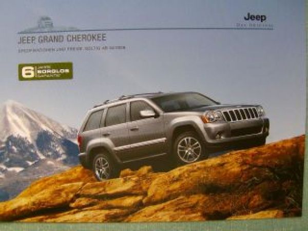 Jeep Grand Cherokee 3/2008 Preisliste NEU