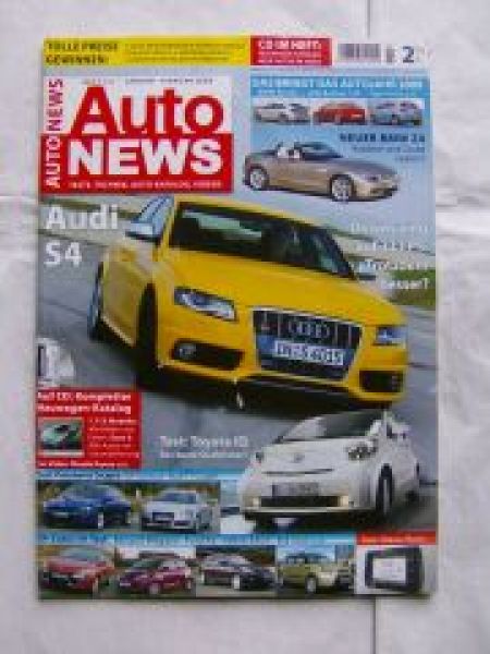 Auto News 1/2 2009 S4,Z4,iQ,EX37,S600 Pullman Guard