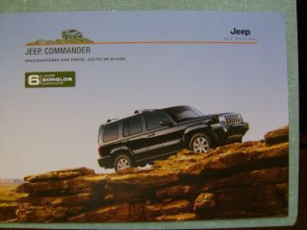 Jeep Commander Preisliste 4/2008